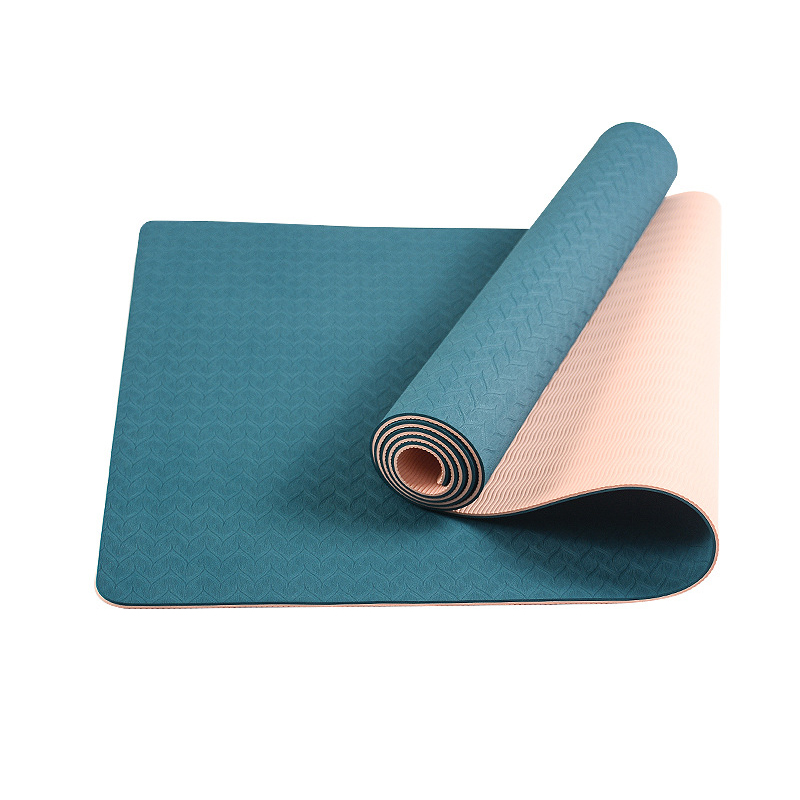 Printing Blank Wholesale Colorful TPE Yoga Mat