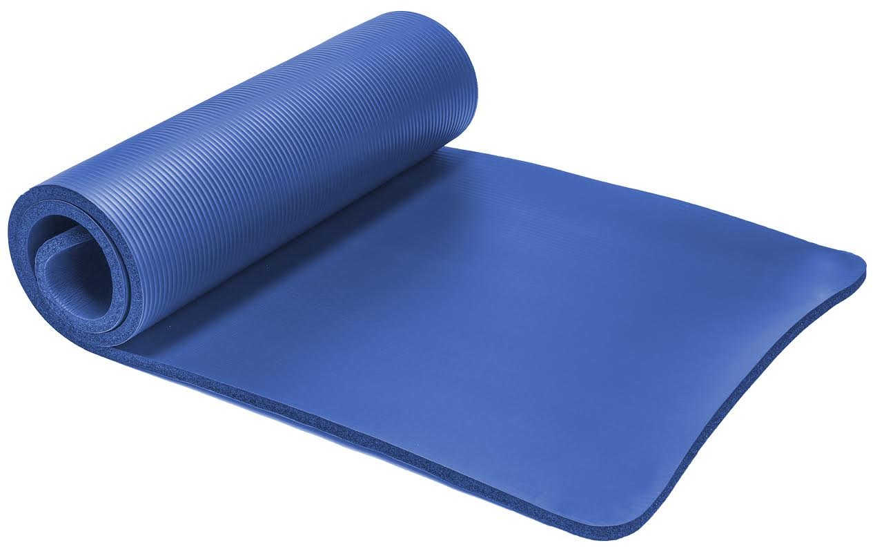 Non Slip Fitness Exercise Mat with Carrying Strap Workout Mat NBR Yoga Mat