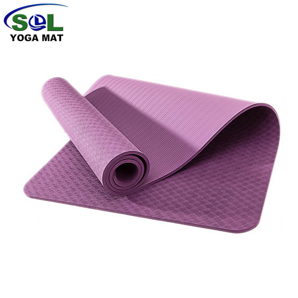 Best TPE Material Single Layer High Resilience Yoga Mat