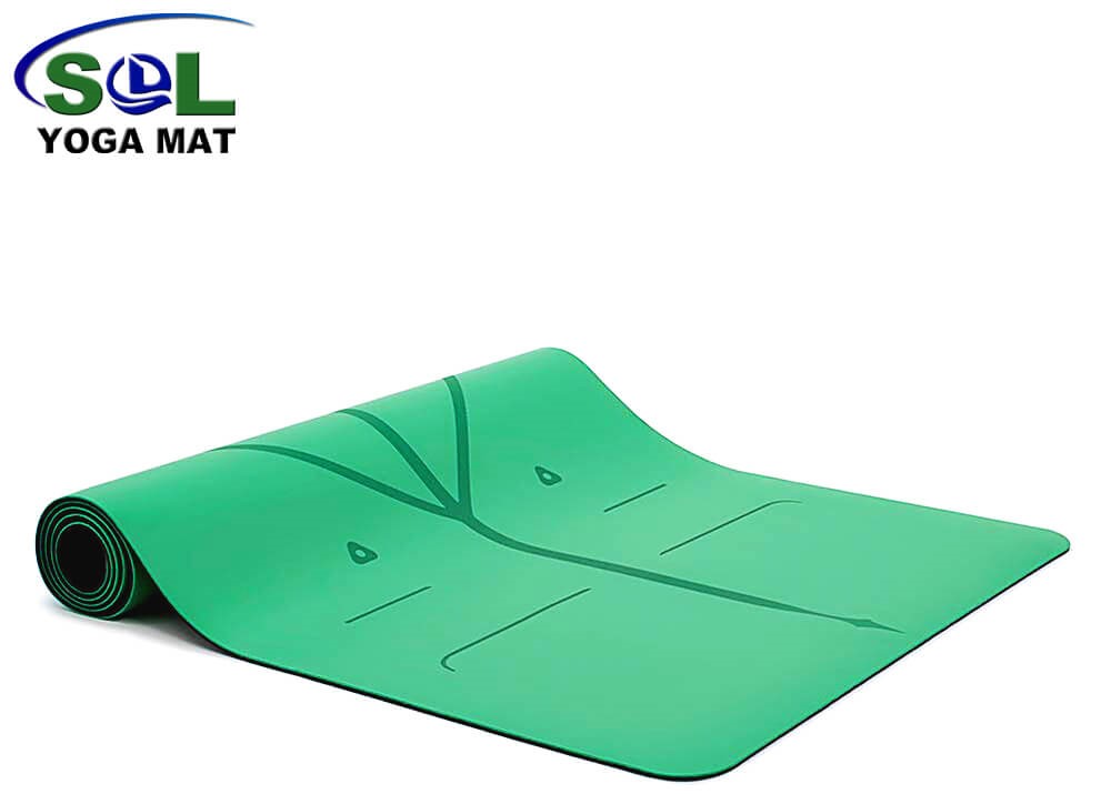Home Fitness Anti Slip Rubber Polyurethane Surface Yoga Exercise Mat