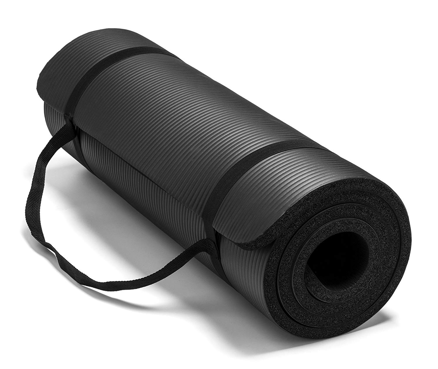 Sol Yoga Mat 12mm Thick NBR Yoga Mat with Free Carry Strap