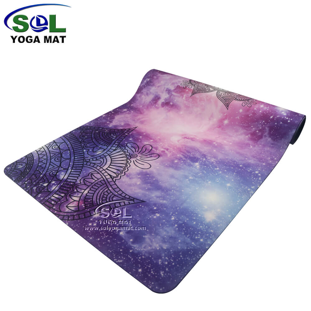 SOL Microfiber/suede Natural Rubber Yoga Mat 